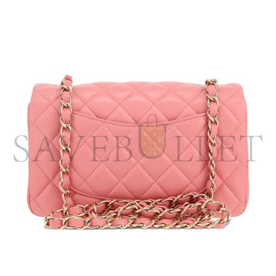 CHANEL LAMBSKIN QUILTED MINI FLAP BAG 30092912 (20*11*6cm) CHANEL LAMBSKIN QUILTED MINI FLAP BAG 30092912 (20*11*6cm)