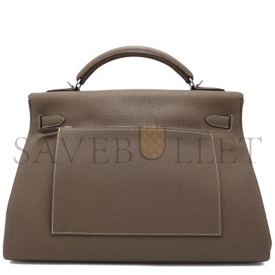 HERMES MASTER TOGO MAXI KELLY 42 RETOURNE PALLADIUM HARDWARE 19276 (42*27*17cm) HERMES MASTER TOGO MAXI KELLY 42 RETOURNE PALLADIUM HARDWARE 19276 (42*27*17cm)