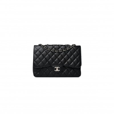 CHANEL CAVIAR QUILTED JUMBO SINGLE FLAP 1190800 (30*20*8cm)