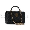 CHANEL CAVIAR QUILTED MINI TOP HANDLE FLAP 1104674 (20*12*7cm)
