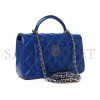 CHANEL LAMBSKIN QUILTED MINI TOP HANDLE FLAP 1631609 (20*14*6cm)