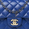 CHANEL LAMBSKIN QUILTED MINI TOP HANDLE FLAP 1631609 (20*14*6cm)