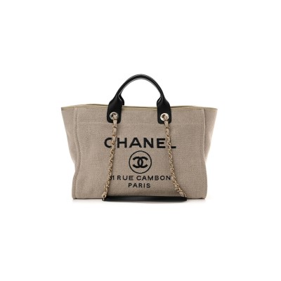 CHANEL MIXED FIBERS MEDIUM DEAUVILLE TOTE 1189087 (38*28*20cm)