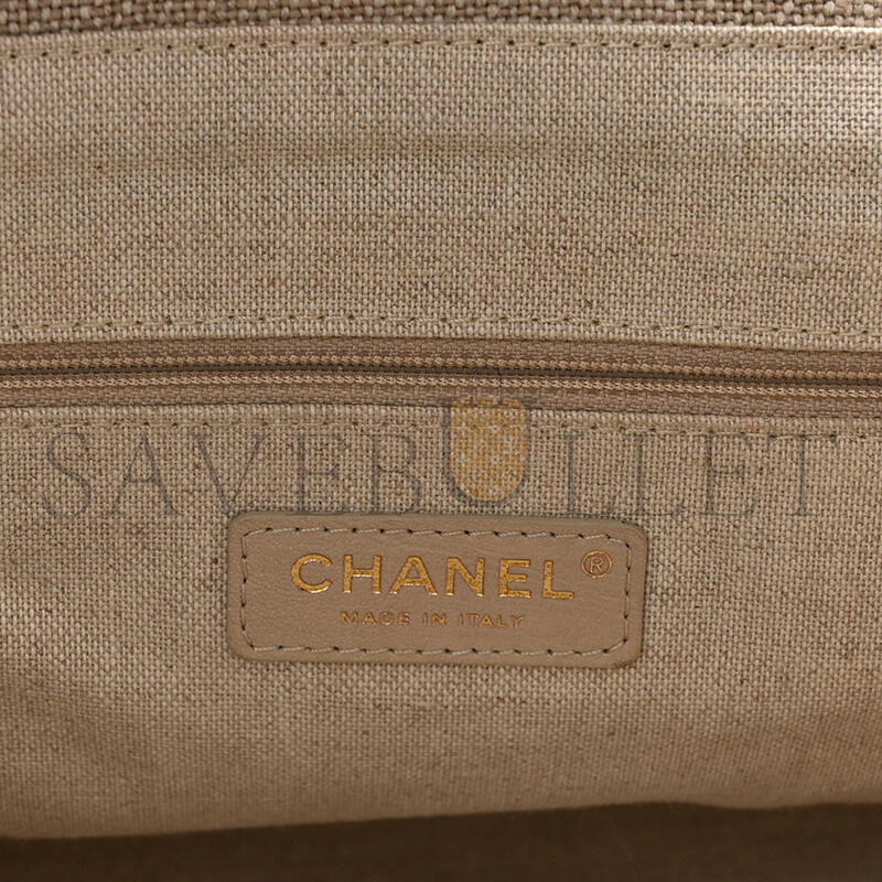CHANEL MIXED FIBERS MEDIUM DEAUVILLE TOTE 1189087 (38*28*20cm)