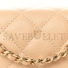 CHANEL CAVIAR QUILTED WALLET ON CHAIN WOC 1647121 (20*12*3cm)