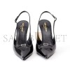 YSL PATENT LEATHER SLINGBACK PUMPS 