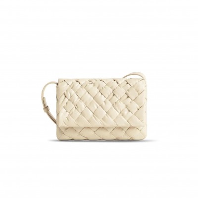 BOTTEGA VENETA SMALL RUMPLE MESSENGER 787113V4HO19194 (21*14*5cm)