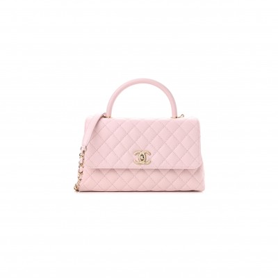 CHANEL CAVIAR QUILTED MEDIUM COCO HANDLE FLAP 1461424 (29*18*12cm)
