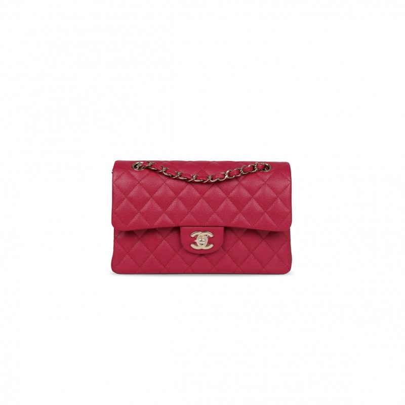 CHANEL CAVIAR QUILTED SMALL DOUBLE FLAP 1747998 (23*13*6cm)