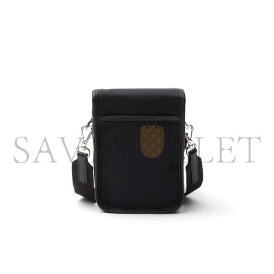 PRADA RE-NYLON AND SAFFIANO LEATHER SHOULDER BAG 2VD043 (19*14*5.5cm) PRADA RE-NYLON AND SAFFIANO LEATHER SHOULDER BAG 2VD043 (19*14*5.5cm)