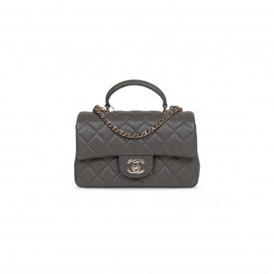 CHANEL MINI FLAP BAG WITH TOP HANDLE 1402157 (22*15*8cm)