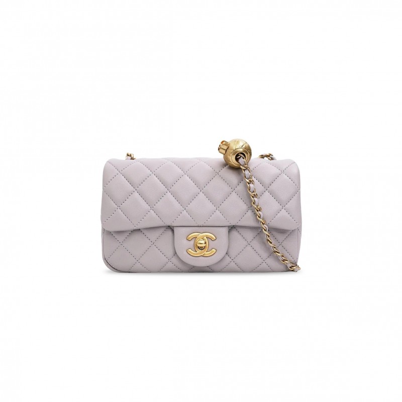 CHANEL MASTER PEARL CRUSH MINI FLAP BAG AS1787 (20*13*7cm)
