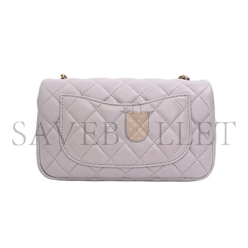 CHANEL MASTER PEARL CRUSH MINI FLAP BAG AS1787 (20*13*7cm)