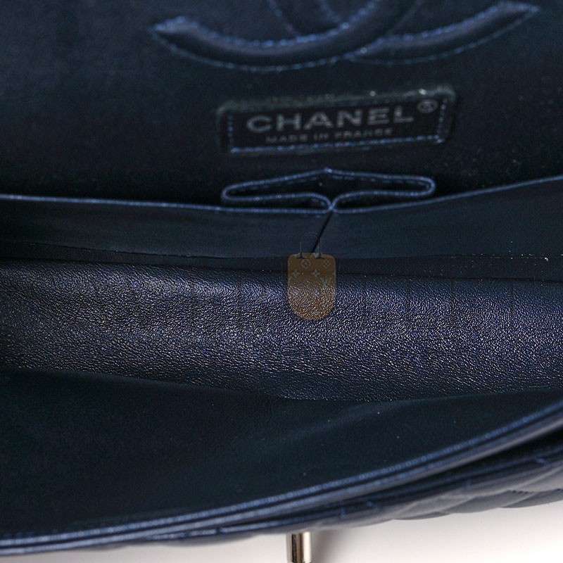 CHANEL IRIDESCENT CALFSKIN QUILTED MEDIUM DOUBLE FLAP 1165123 (25*15*6cm)
