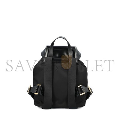 PRADA MEDIUM RE-NYLON AND BRUSHED LEATHER BACKPACK BLACK 1BZ074 (25*20.5*11.5cm) PRADA MEDIUM RE-NYLON AND BRUSHED LEATHER BACKPACK BLACK 1BZ074 (25*20.5*11.5cm)