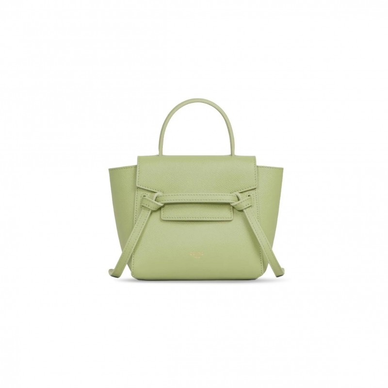 CELINE PICO BELT TOTE IN GRAINED COWHIDE LEATHER 194263ZVA.31SA (21*16*8cm)
