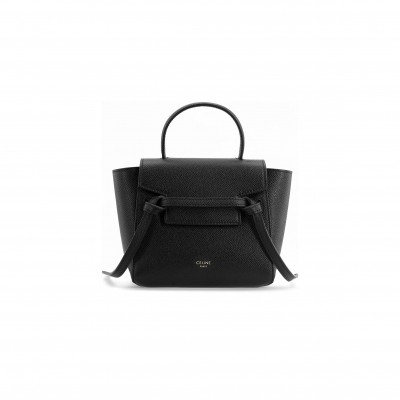 CELINE PICO BELT TOTE IN GRAINED COWHIDE LEATHER 189003ZVA.38NO (21*16*8cm)