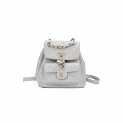 CHANEL MASTER DUMA MINI BACKPACK AS2908 (18.5*18*12cm)
