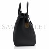 HERMÈS MASTER HAC BIRKIN 40 BLACK TOGO PALLADIUM BAG (40*38*24cm) 