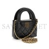 CHANEL MASTER SHINY AGED CALFSKIN QUILTED KELLY MINI NANO SHOPPER AP3435 (12.5*8*4cm)