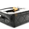 CHANEL MASTER SHINY AGED CALFSKIN QUILTED KELLY MINI NANO SHOPPER AP3435 (12.5*8*4cm)