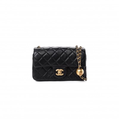 CHANEL MASTER MINI RECTANGULAR PEARL CRUSH FLAP AS1787 (18*13*7cm)
