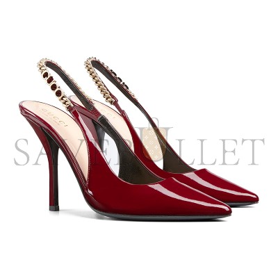 GUCCI SIGNORIA SLINGBACK PUMP 783821 GUCCI SIGNORIA SLINGBACK PUMP 783821