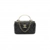 CHANEL MASTER SMALL PEARL TOP HANDLE VANITY CASE WITH CHAIN AP3956 (17*9.5*7.8cm)