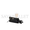 PRADA SMALL RE-NYLON AND LEATHER SHOULDER BAG 1BC234 (27*13*4cm) 