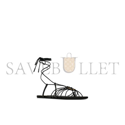YSL BABYLONE SANDALS IN SMOOTH LEATHER 820656AAEOF1000 YSL BABYLONE SANDALS IN SMOOTH LEATHER 820656AAEOF1000