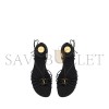 YSL BABYLONE SANDALS IN SMOOTH LEATHER 820656AAEOF1000 YSL BABYLONE SANDALS IN SMOOTH LEATHER 820656AAEOF1000