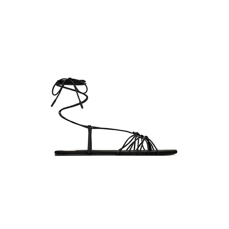 YSL BABYLONE SANDALS IN SMOOTH LEATHER 820656AAEOF1000 YSL BABYLONE SANDALS IN SMOOTH LEATHER 820656AAEOF1000