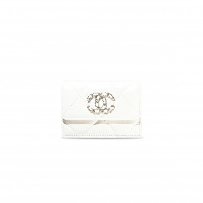 CHANEL 19 FLAP WALLET AP1789 B07327 10601 (12*7.5*2.5cm)