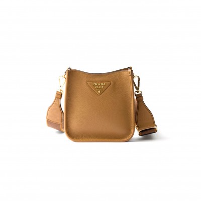 PRADA LEATHER MINI SHOULDER BAG 1BH191 (20*19*6cm) 