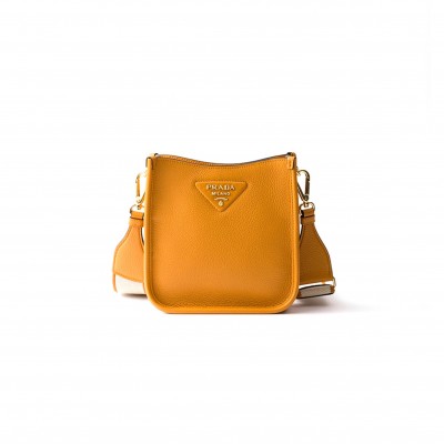 PRADA LEATHER MINI SHOULDER BAG 1BH191 (20*19*6cm)