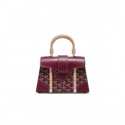 GOYARD SAÏGON STRUCTURÉ MINI BAG SAIGR2MINTY33CL33P (20*15*7.5cm)