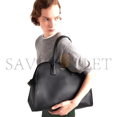PRADA LARGE LEATHER TOTE BAG WITH BUCKLES 1BG508 (40*29*20cm) PRADA LARGE LEATHER TOTE BAG WITH BUCKLES 1BG508 (40*29*20cm)