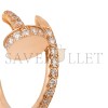 CARTIER JUSTE UN CLOU HOOP EARRINGS, SMALL MODEL, PAVED B8301429