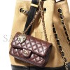 CHANEL CLASSIC MINI BAG WITH HOOK LAMBSKIN & GOLD-TONE METAL DARK BROWN AP4760 (12.5*8*5cm) CHANEL CLASSIC MINI BAG WITH HOOK LAMBSKIN & GOLD-TONE METAL DARK BROWN AP4760 (12.5*8*5cm)