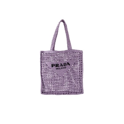 PRADA CROCHET TOTE BAG 1BG393 (38*36*3cm) 