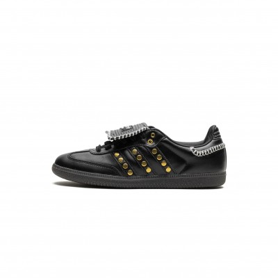 ADIDAS X WALES BONNER SAMBA  STUDDED PACK BLACK SNEAKERS 