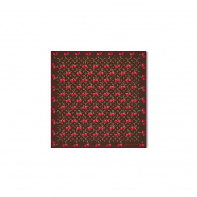 LOUIS VUITTON SCARF MURAKAMI LV X TM MONOGRAM CERISE SQUARE 90 M96094 (90*90cm)