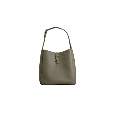 YSL LE 5 À 7 LARGE IN GRAINED LEATHER 753837 (30*31*13cm)