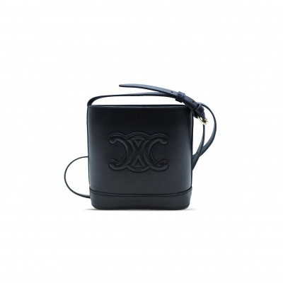 CELINE MINI BUCKET BAG IN CUIR TRIOMPHE SMOOTH COWHIDE 1004333DU3.05LU (19.5*16*7cm)