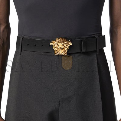 VERSACE BELT LA MEDUSA GRECA LEATHER 4 CM DCU4140 VERSACE BELT LA MEDUSA GRECA LEATHER 4 CM DCU4140