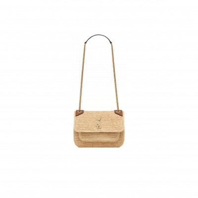 YSL NIKI MINI IN CANVAS 838536GAAFY2791 (18*12.5*5cm)