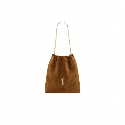 YSL JAMIE LARGE POCHON IN SUEDE 8283501U8P72916 (34*41*5cm)