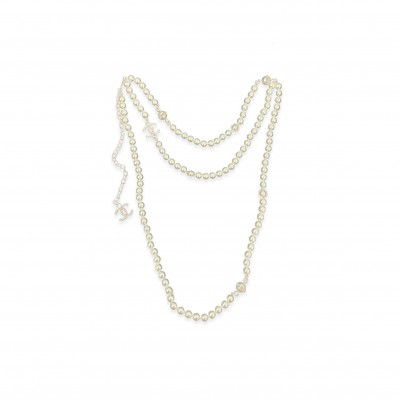 CHANEL PEARL NECKLACE ABE007