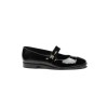 CHANEL PATENT CALFSKIN MARY JANES FLATS BLACK G45280