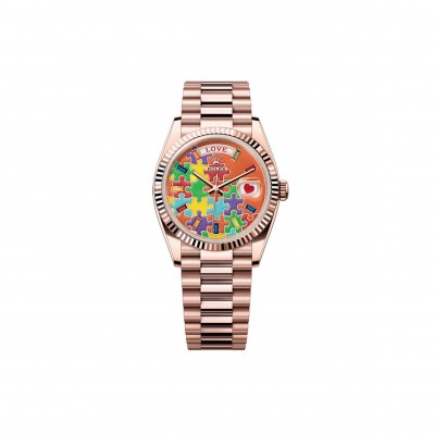 ROLEX OYSTER PERPETUAL DAY-DATE 36MM 128235